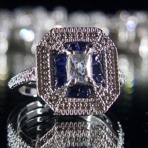 14kt Gold Dipped Swarovski Engagement Ring